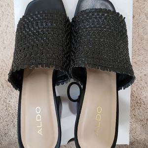 Aldo Lirella-97 casual black slide sandals